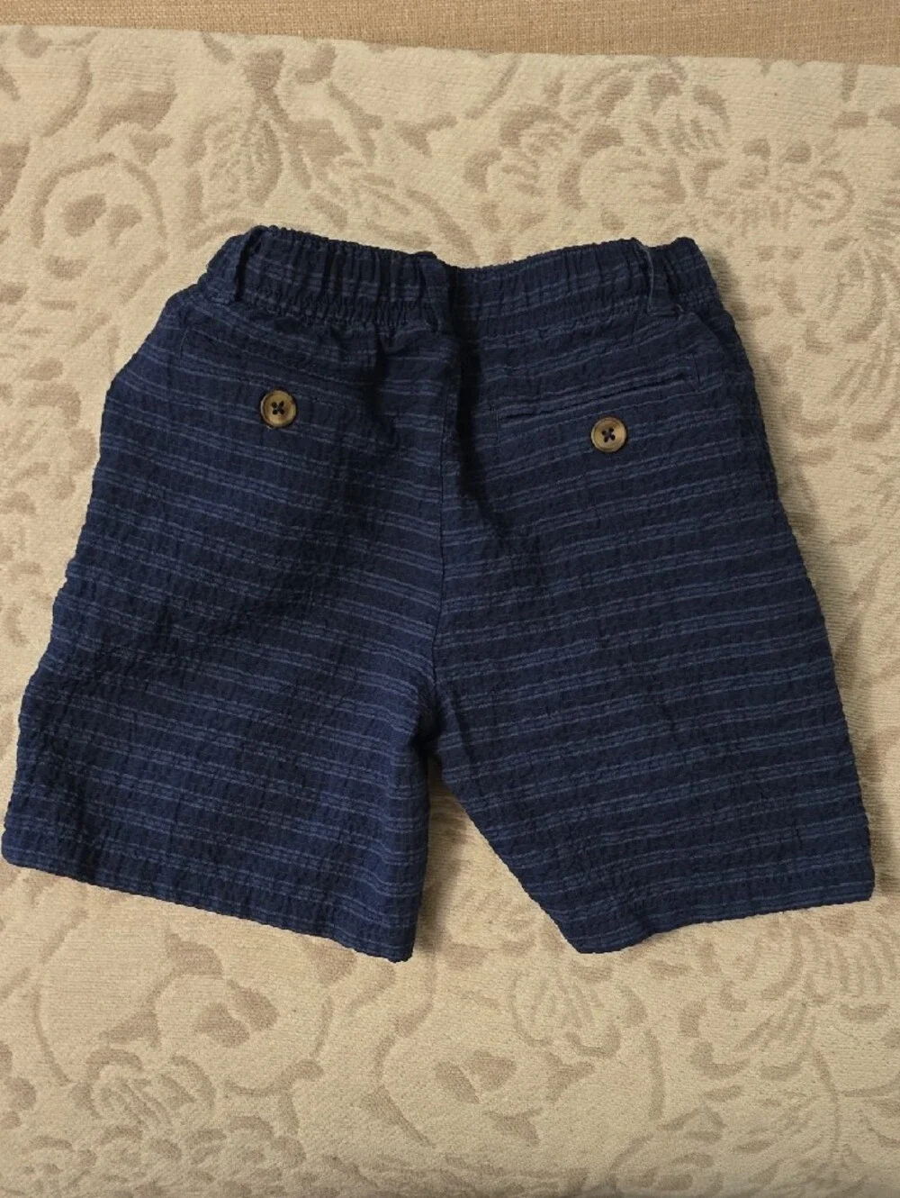 Tommy Bahama Boy's Navy Textured Elastic Waist Shorts